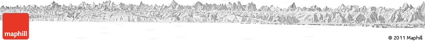 Silver Style Horizon Map of Nyingchi