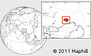 Blank Location Map of Nyingchi