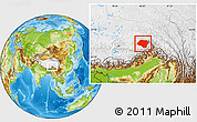 Physical Location Map of Nyingchi