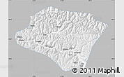 Gray Map of Nyingchi, single color outside