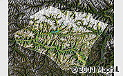Satellite Map of Nyingchi, darken