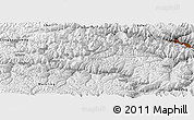 Physical Panoramic Map of Nyingchi