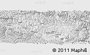 Silver Style Panoramic Map of Nyingchi