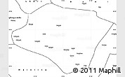 Blank Simple Map of Nyingchi
