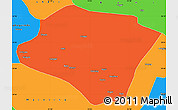 Political Simple Map of Nyingchi