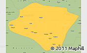 Savanna Style Simple Map of Nyingchi