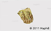 Satellite 3D Map of Qonggyai, cropped outside