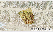 Satellite 3D Map of Qonggyai, lighten