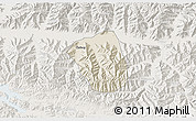 Shaded Relief 3D Map of Qonggyai, lighten