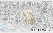 Shaded Relief 3D Map of Qonggyai, physical outside