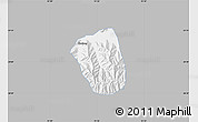 Gray Map of Qonggyai, single color outside