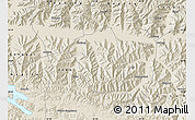 Shaded Relief Map of Qonggyai