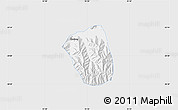 Silver Style Map of Qonggyai, single color outside