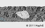 Physical Panoramic Map of Qonggyai, darken