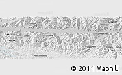 Physical Panoramic Map of Qonggyai, semi-desaturated