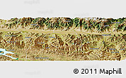 Satellite Panoramic Map of Qonggyai