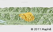 Savanna Style Panoramic Map of Qonggyai