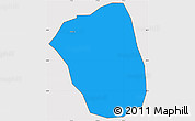 Political Simple Map of Qonggyai, cropped outside
