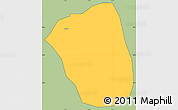 Savanna Style Simple Map of Qonggyai, cropped outside
