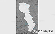 Physical 3D Map of Raingoin, darken