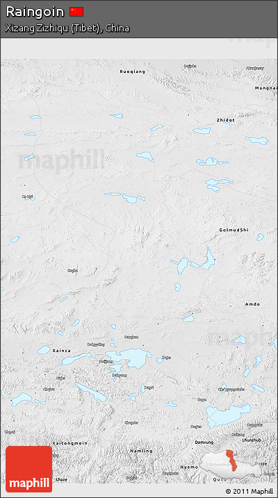 Physical 3D Map of Raingoin