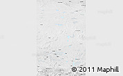 Physical 3D Map of Raingoin, semi-desaturated