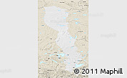 Physical 3D Map of Raingoin, shaded relief outside