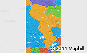 Political 3D Map of Raingoin