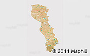 Satellite 3D Map of Raingoin, cropped outside