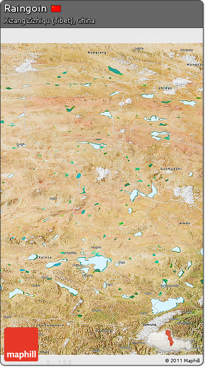 Satellite 3D Map of Raingoin