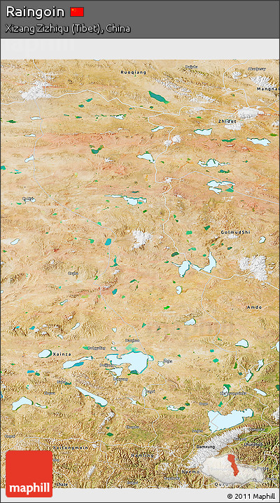 Satellite 3D Map of Raingoin