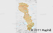 Satellite 3D Map of Raingoin, physical outside