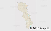 Shaded Relief 3D Map of Raingoin, cropped outside