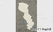 Shaded Relief 3D Map of Raingoin, darken