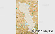 Shaded Relief 3D Map of Raingoin, satellite outside
