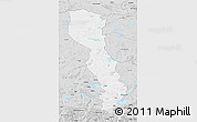 Silver Style 3D Map of Raingoin