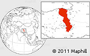 Blank Location Map of Raingoin