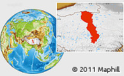 Physical Location Map of Raingoin