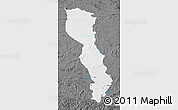 Physical Map of Raingoin, darken