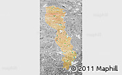 Satellite Map of Raingoin, desaturated
