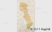 Satellite Map of Raingoin, lighten