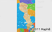 Satellite Map of Raingoin, political outside