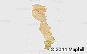 Satellite Map of Raingoin, single color outside