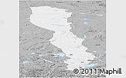 Gray Panoramic Map of Raingoin