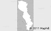 Gray Simple Map of Raingoin