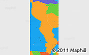 Political Simple Map of Raingoin