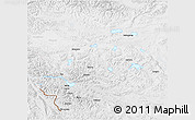 Physical 3D Map of Rutog, lighten, semi-desaturated