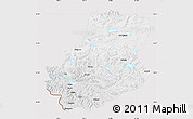 Physical Map of Rutog, cropped outside