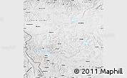 Physical Map of Rutog, desaturated
