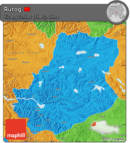 Political Map of Rutog
